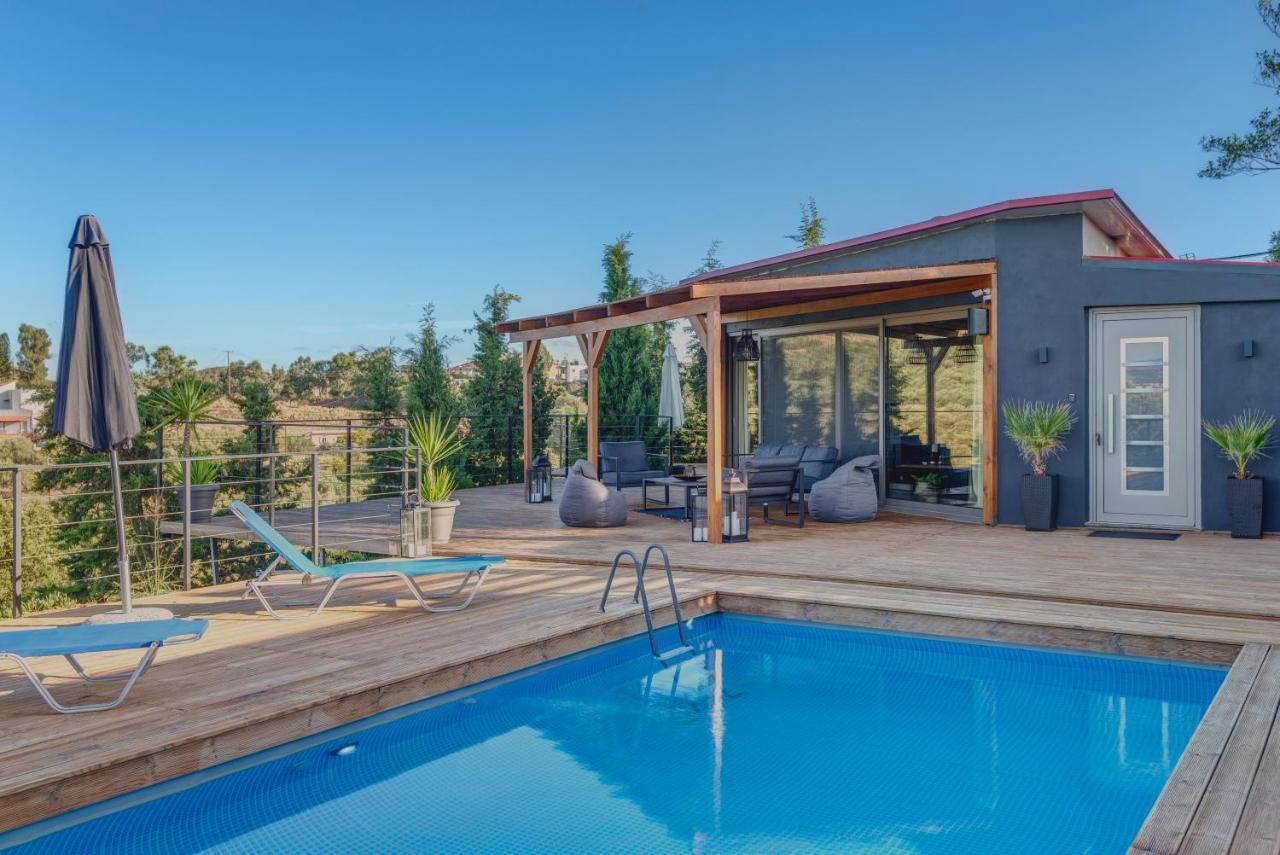 Private Pool Villa Ggki Skepasti Zewnętrze zdjęcie