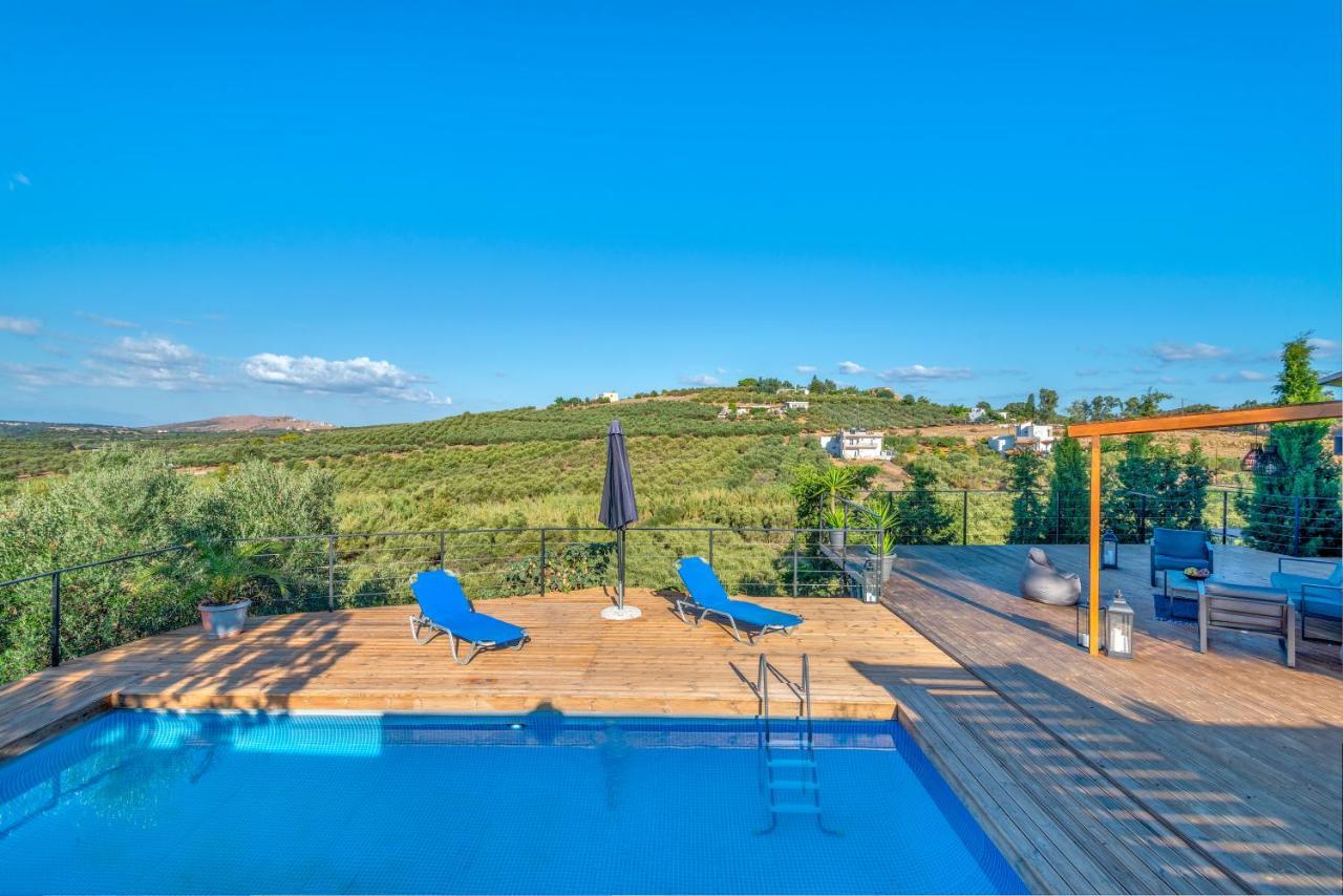 Private Pool Villa Ggki Skepasti Zewnętrze zdjęcie