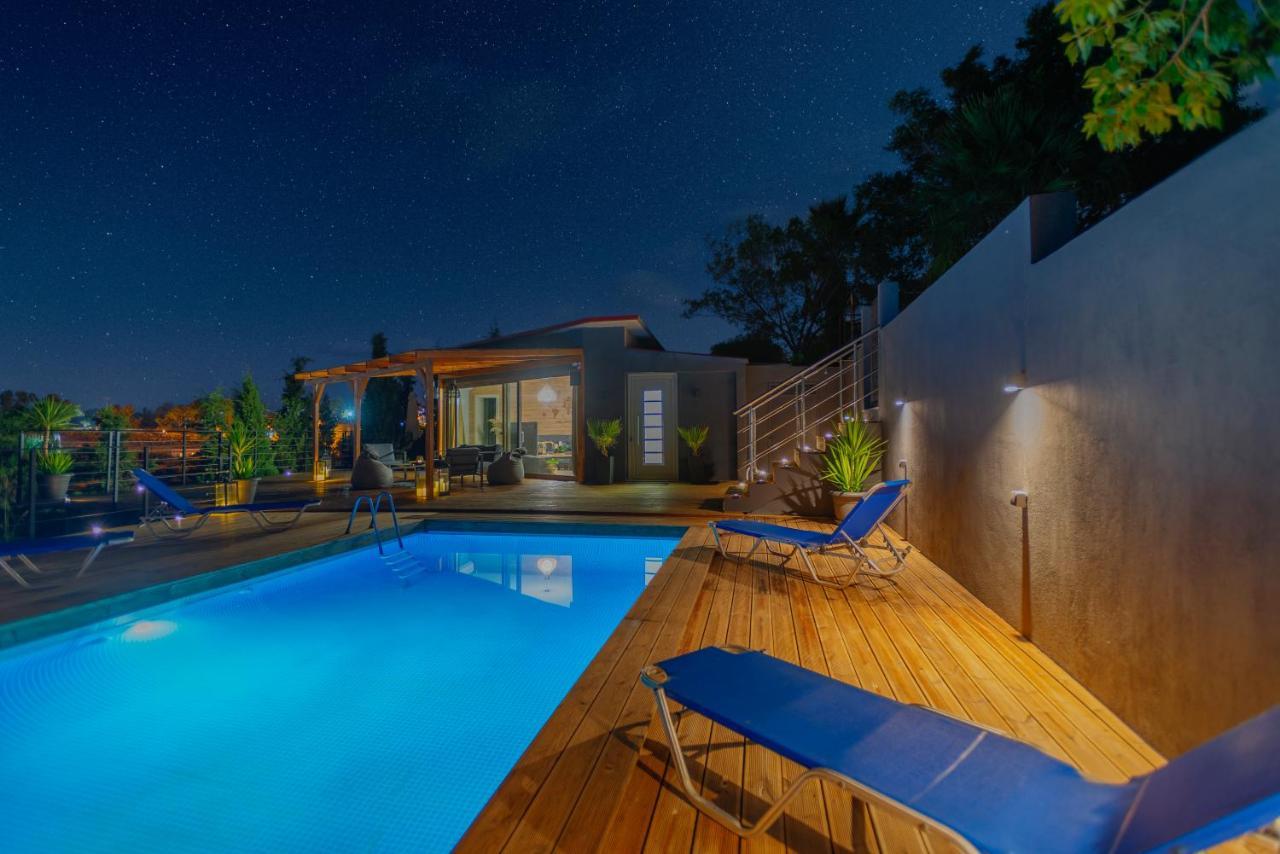 Private Pool Villa Ggki Skepasti Zewnętrze zdjęcie