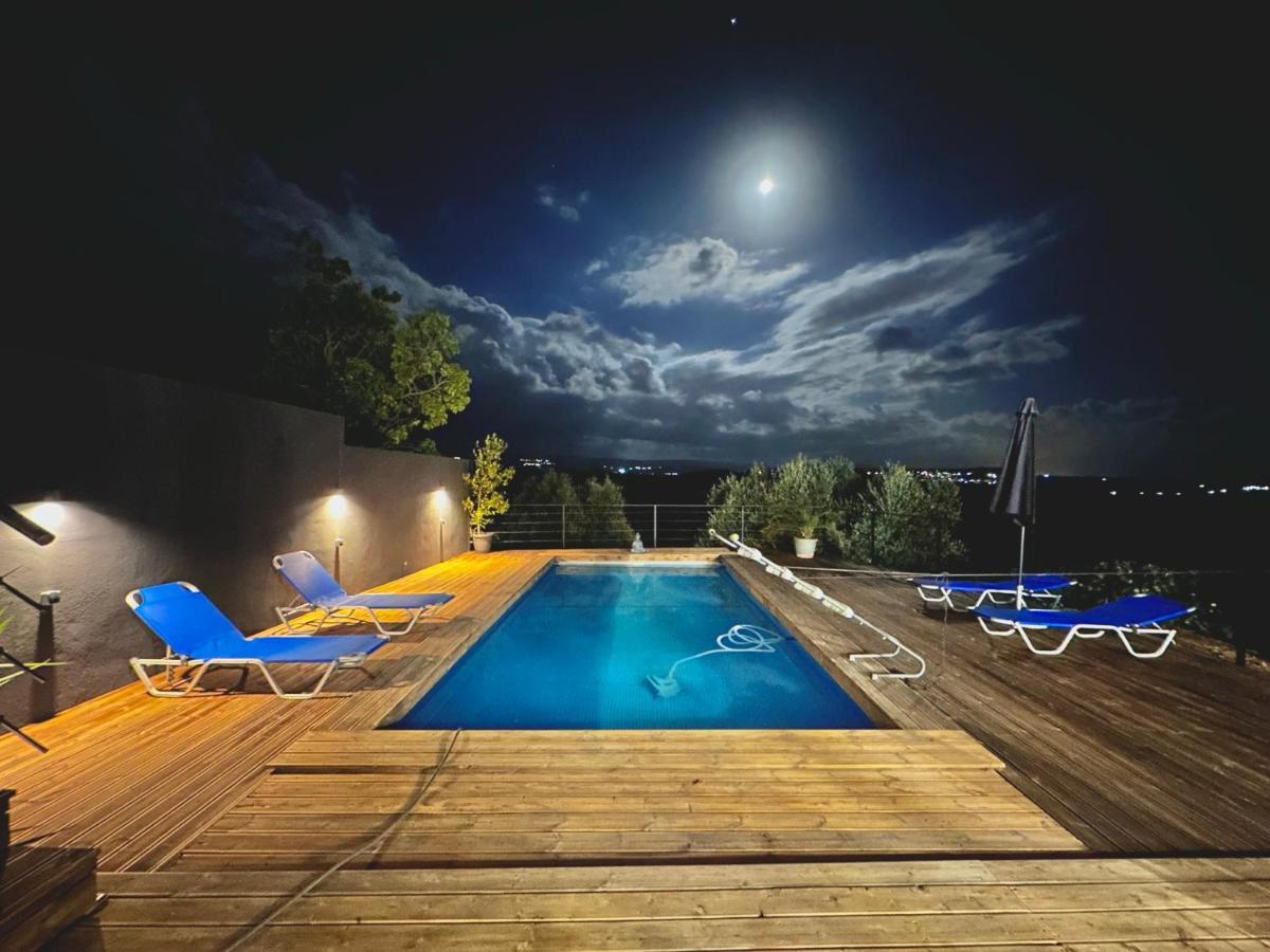 Private Pool Villa Ggki Skepasti Zewnętrze zdjęcie
